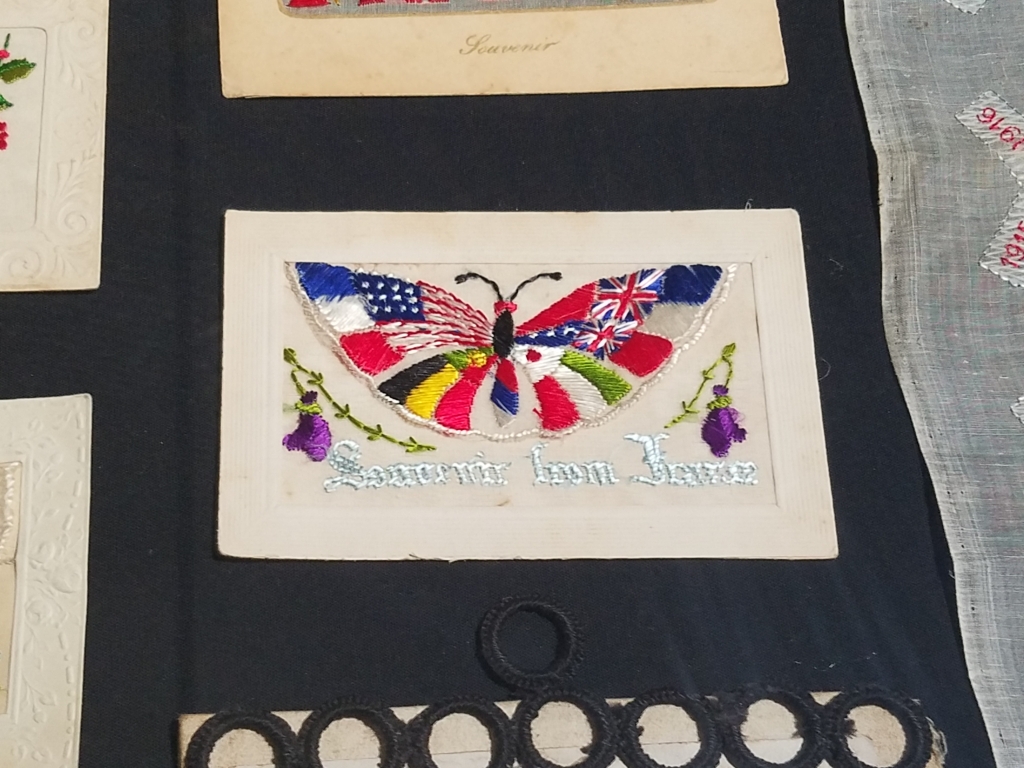 Countries Butterfly embroidery